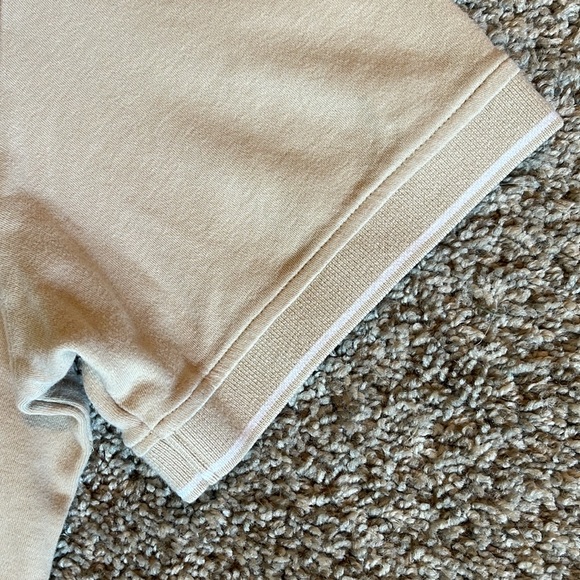 EDDIE BAUER Tan Men’s Short Sleeve Polo Shirt GUC Size XL - Picture 4 of 5